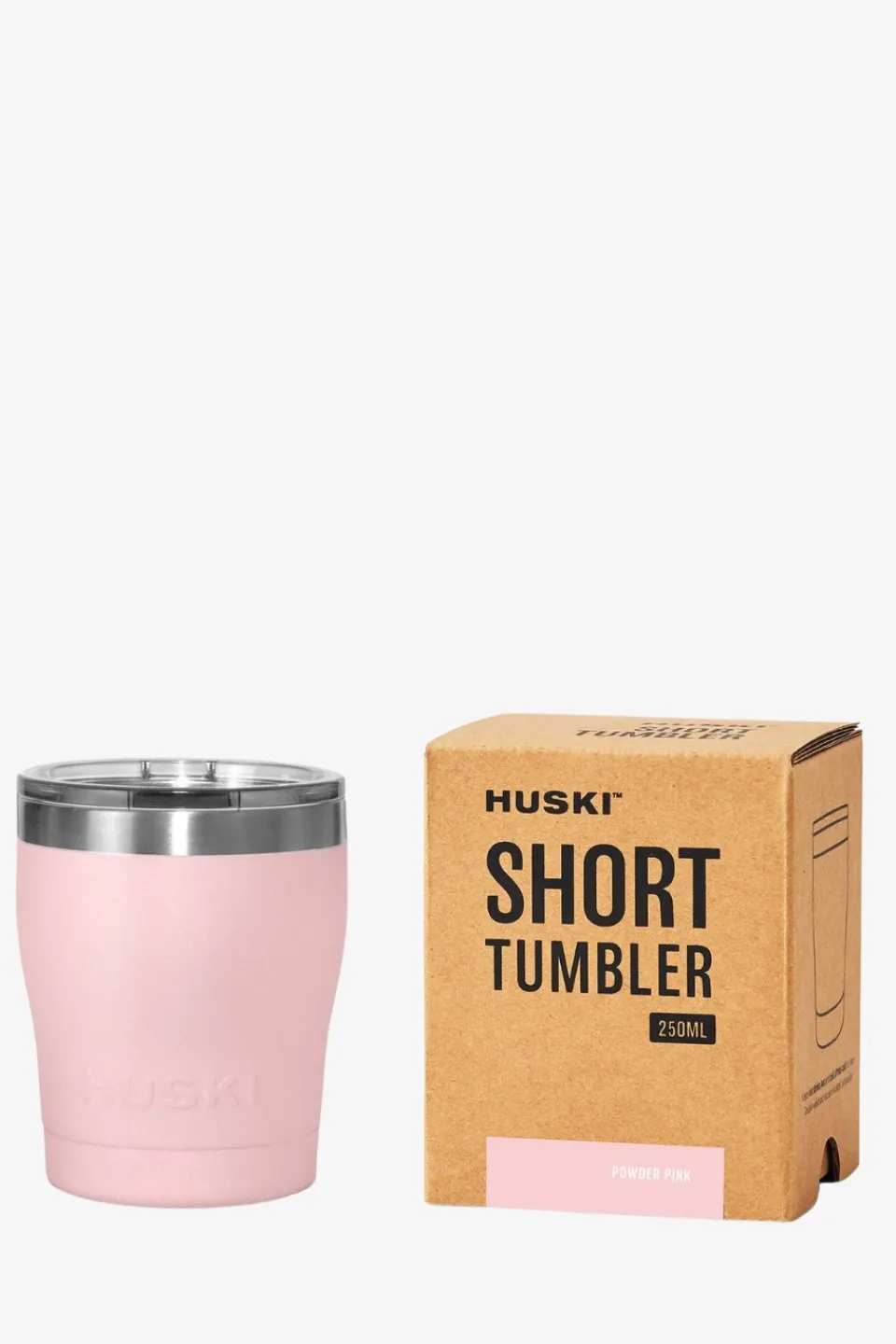 Huski Powder Pink Short Tumbler 2.0