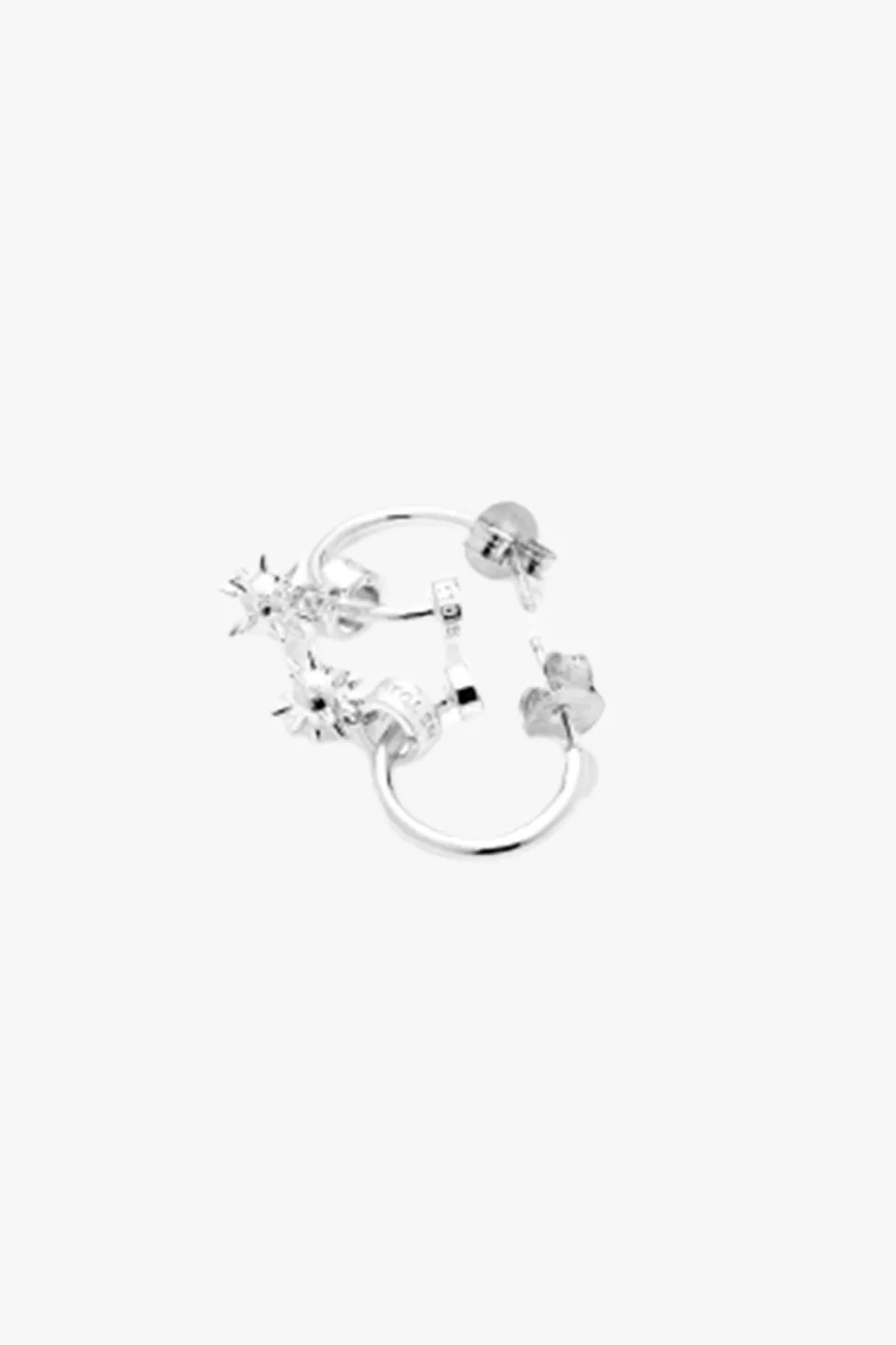 Stolen Girlfriends Club Protector Sleeper Earrings Silver