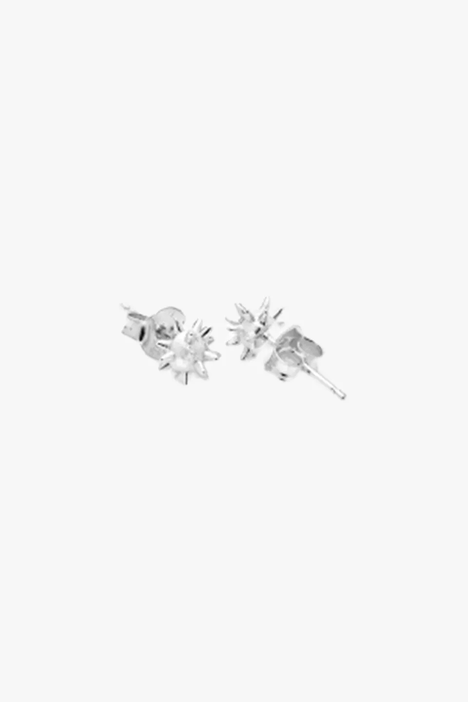 Stolen Girlfriends Club Protector Stud Earrings Silver EOL
