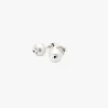 Stolen Girlfriends Club Purity Stud Pearl Earrings Silver EOL