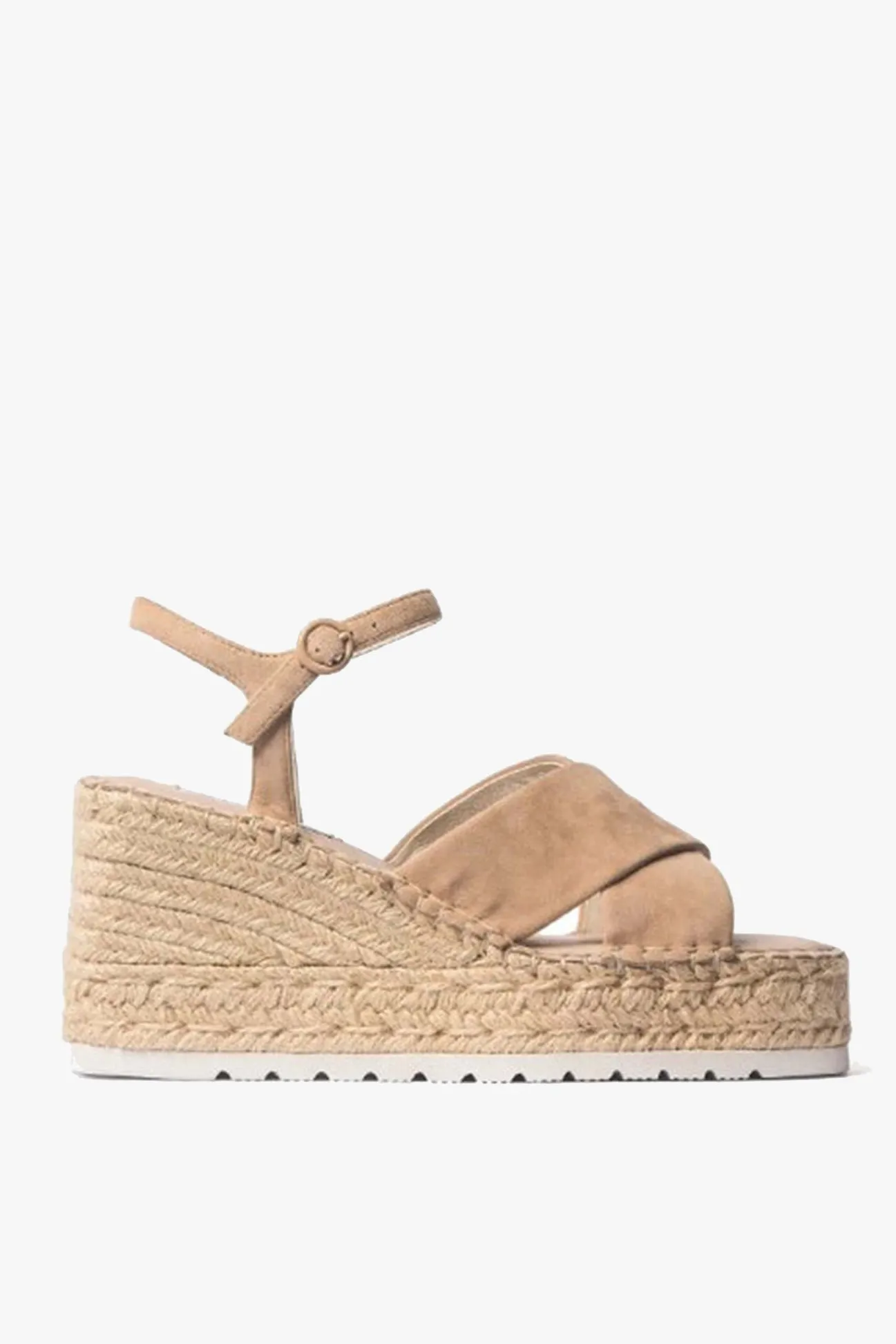 Zoe Kratzmann Quench Beige Suede Wedge Heel