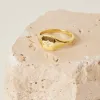 Georgia Mae Rectangle Signet EOL Gold Ring