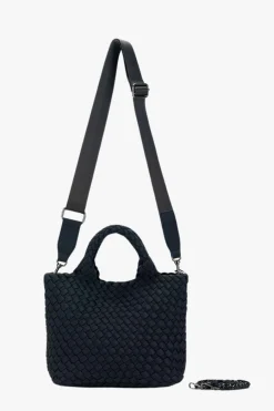 Black Caviar Reeva Black Woven Mini Bag