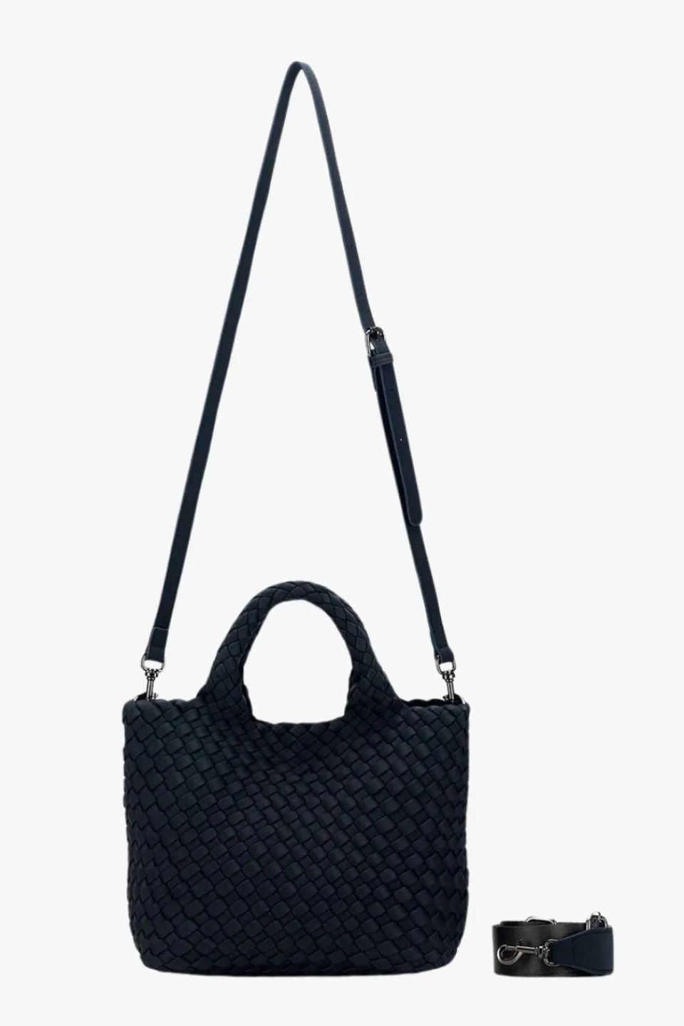 Black Caviar Reeva Black Woven Mini Bag
