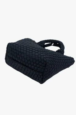 Black Caviar Reeva Black Woven Mini Bag