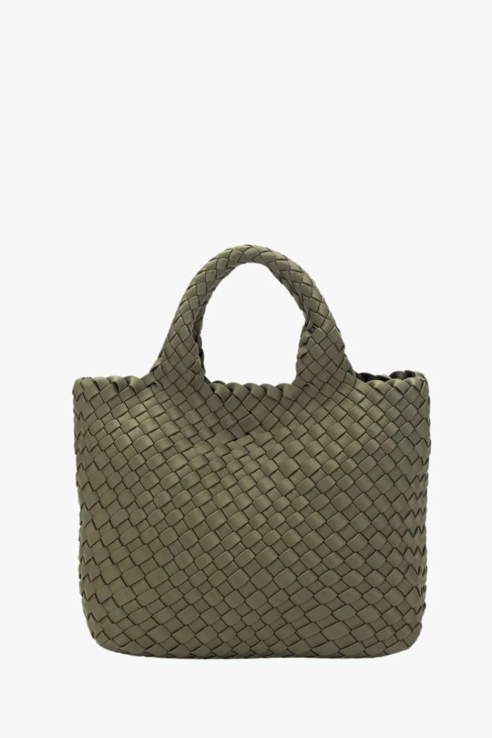 Black Caviar Reeva Light Olive Woven Mini Bag