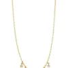 Pilgrim Regina Seven Mini Stars Gold Pendant EOL Necklace