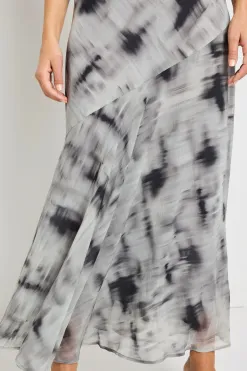 Stories be Told Reign Charcoal Strappy Maxi Slip Dress