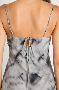 Stories be Told Reign Charcoal Strappy Maxi Slip Dress