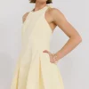 Sovere Reprive Pannacotta Halter Mini Dress