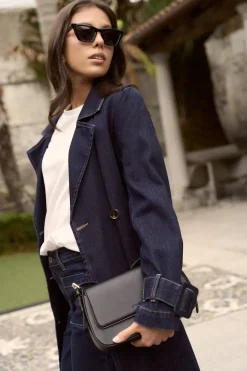 Among the Brave Rodeo Indigo Denim Trench Coat