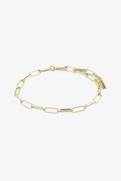 Pilgrim Ronja Rectangular Chain Link Gold Bracelet