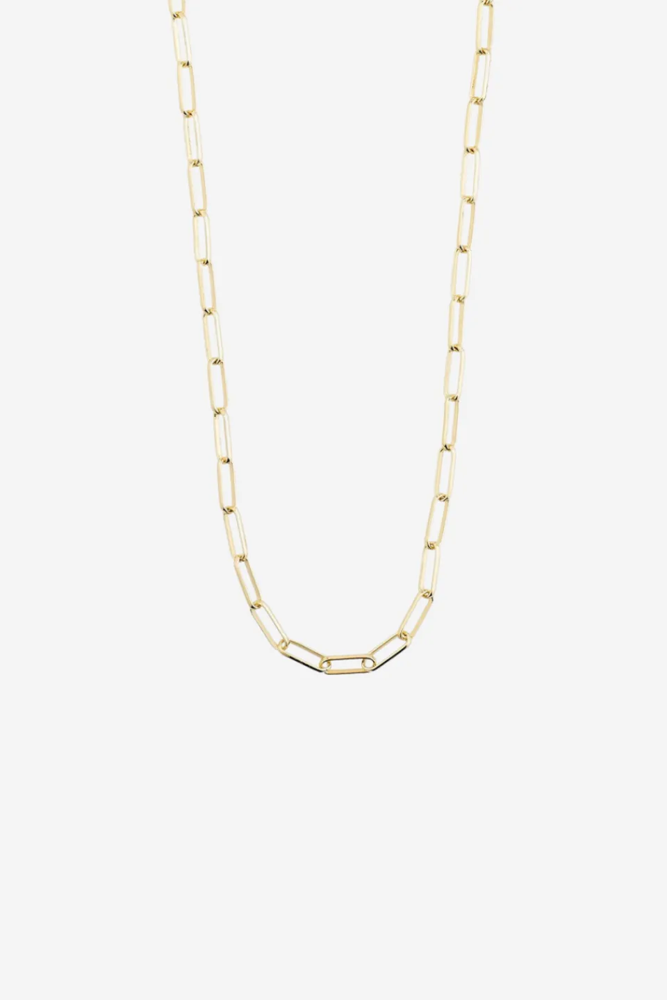 Pilgrim Ronja Rectangular Chain Link Gold Necklace