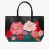 Coop Rose Were The Days Black Flower Bag