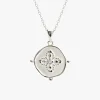 Murkani Sahara Medallion Sterling Silver EOL Necklace
