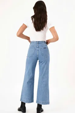 Rollas Sailor Lily Blue Long Denim Jean