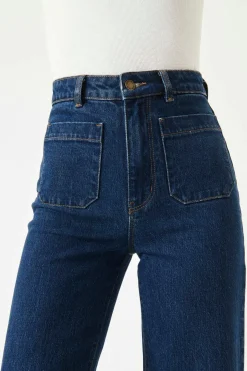Rollas Sailor Ruby Blue Long Eco Jean