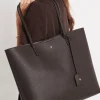 Peta + Jain Saint Black Pebble Vegan Leather Tote Bag