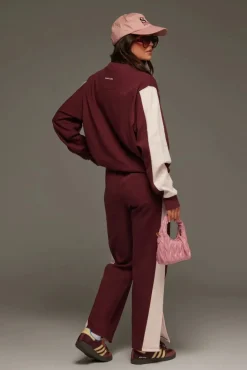 Araminta James Saint Germain Red Wine Knit Sweatshirt