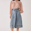 Esmaee Saskia Dusky Rose LS Blouse