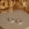 Silver Linings Scarlett Silver Twist Hoop Earrings