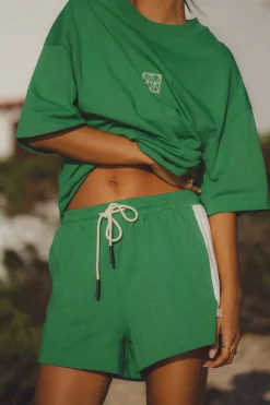 Araminta James Sebastian Deep Green Cotton Short