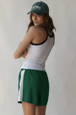 Araminta James Sebastian Deep Green Cotton Short