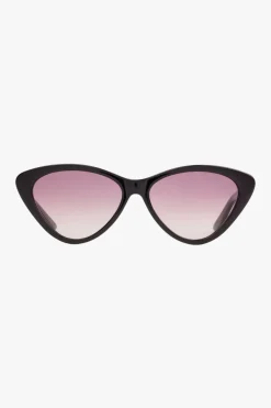 Sito Seduction Black Quartz Gradient Polar Cat Eye Sunglasses