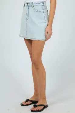 Silent Theory Selina Denim Mini Skirt