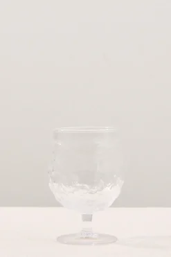French Country Serena Clear Glass Wine Goblet