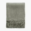 Baya Serenade Muted Sage Acrylic 125x150cm Throw