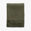 Baya Serenade Olive Acrylic 125x150cm Throw