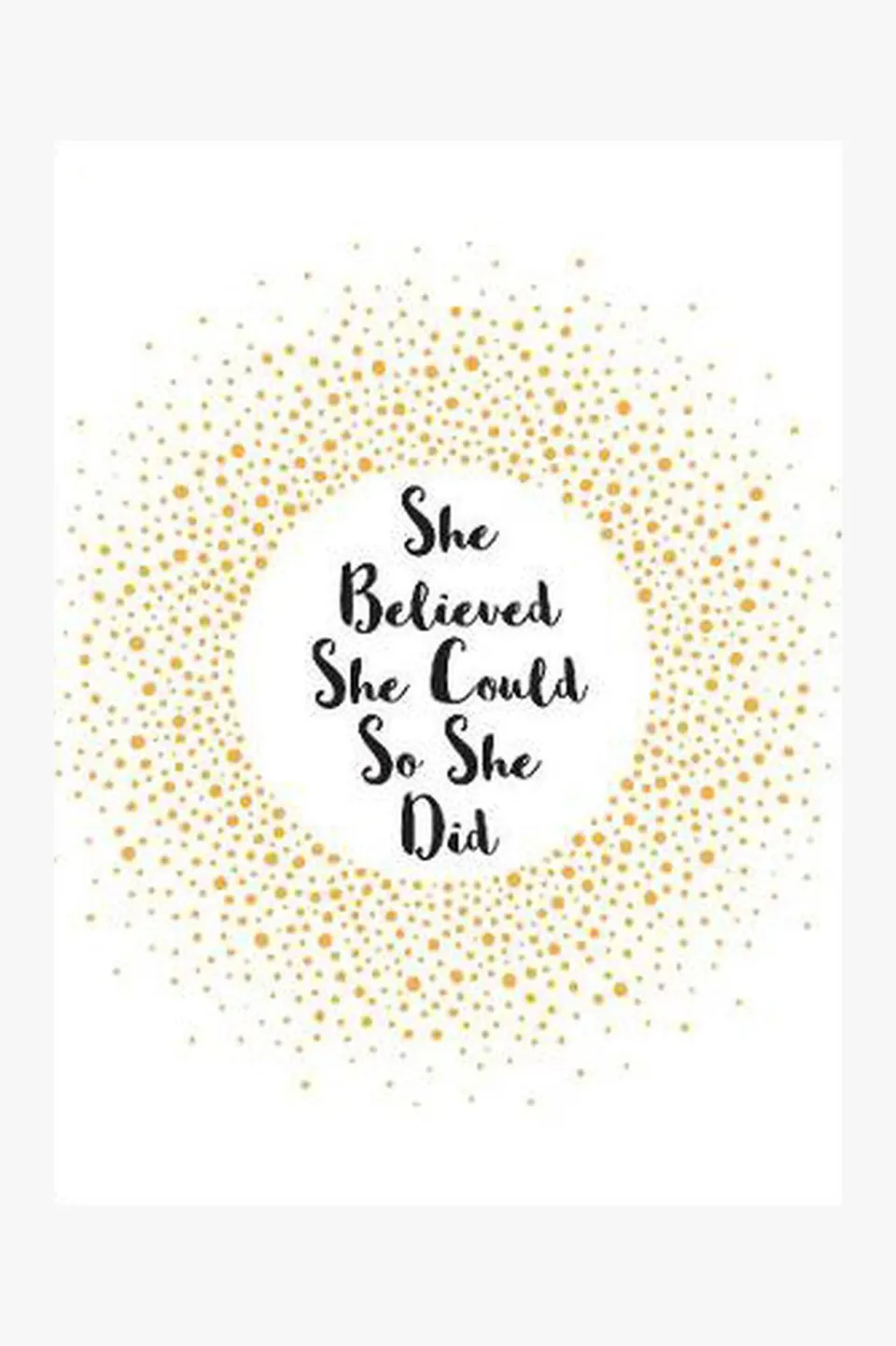 Nationwide Book She Believed She Could And She Did