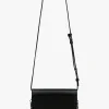 Status Anxiety She Burns Black Leather Crossbody Bag