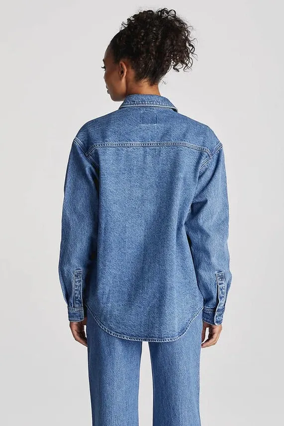 Lee Signature Indigo Dust Relaxed Denim Shirt
