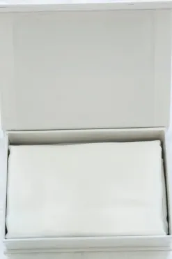 Home Lab 100% Silk Beauty Pillowcase Milk 48x73cm