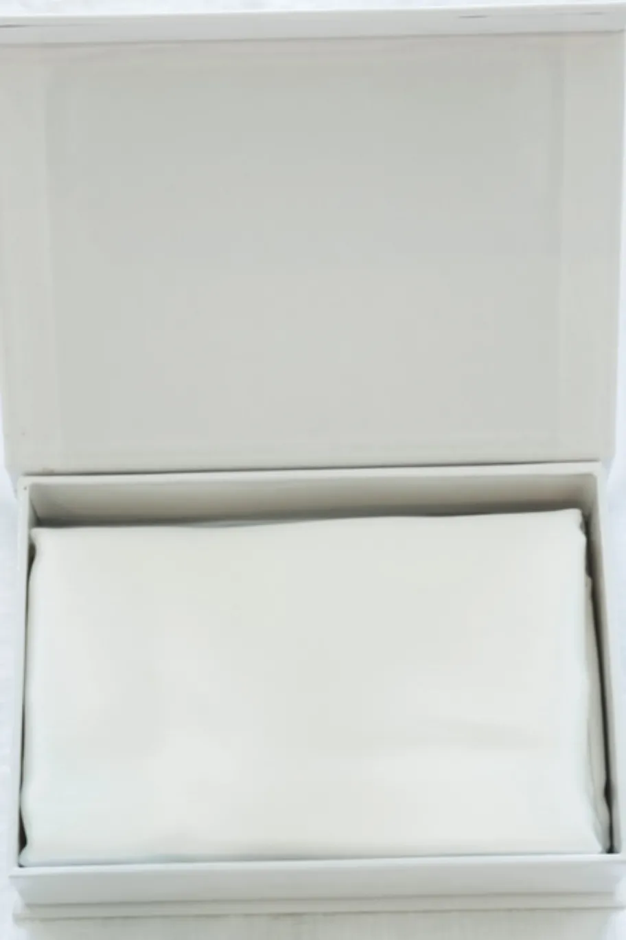 Home Lab 100% Silk Beauty Pillowcase Milk 48x73cm