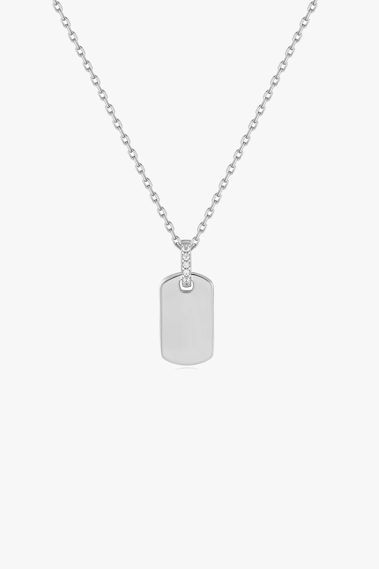 Ania Haie Silver Tag EOL Necklace