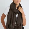 Queen of the Foxes Simple Chocolate Winter Scarf