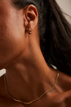 Humble + Heart Simple Huggie Gold Earrings