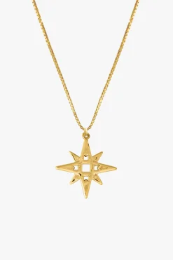 Lindi Kingi Single Star Silver EOL Necklace
