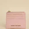 Among the Brave Small Blush Leather Card Holder