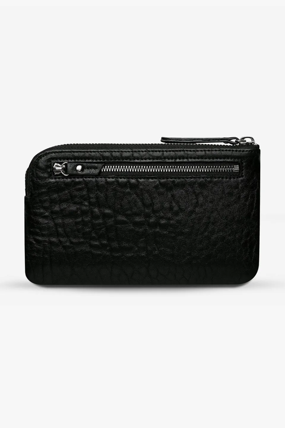 Status Anxiety Smoke and Mirrors Black Bubble Wallet
