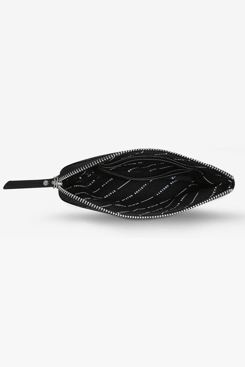 Status Anxiety Smoke and Mirrors Black Bubble Wallet