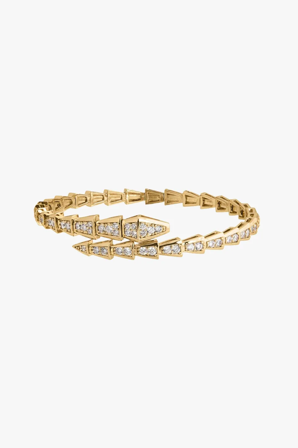 Lindi Kingi Snake Bangle Gold