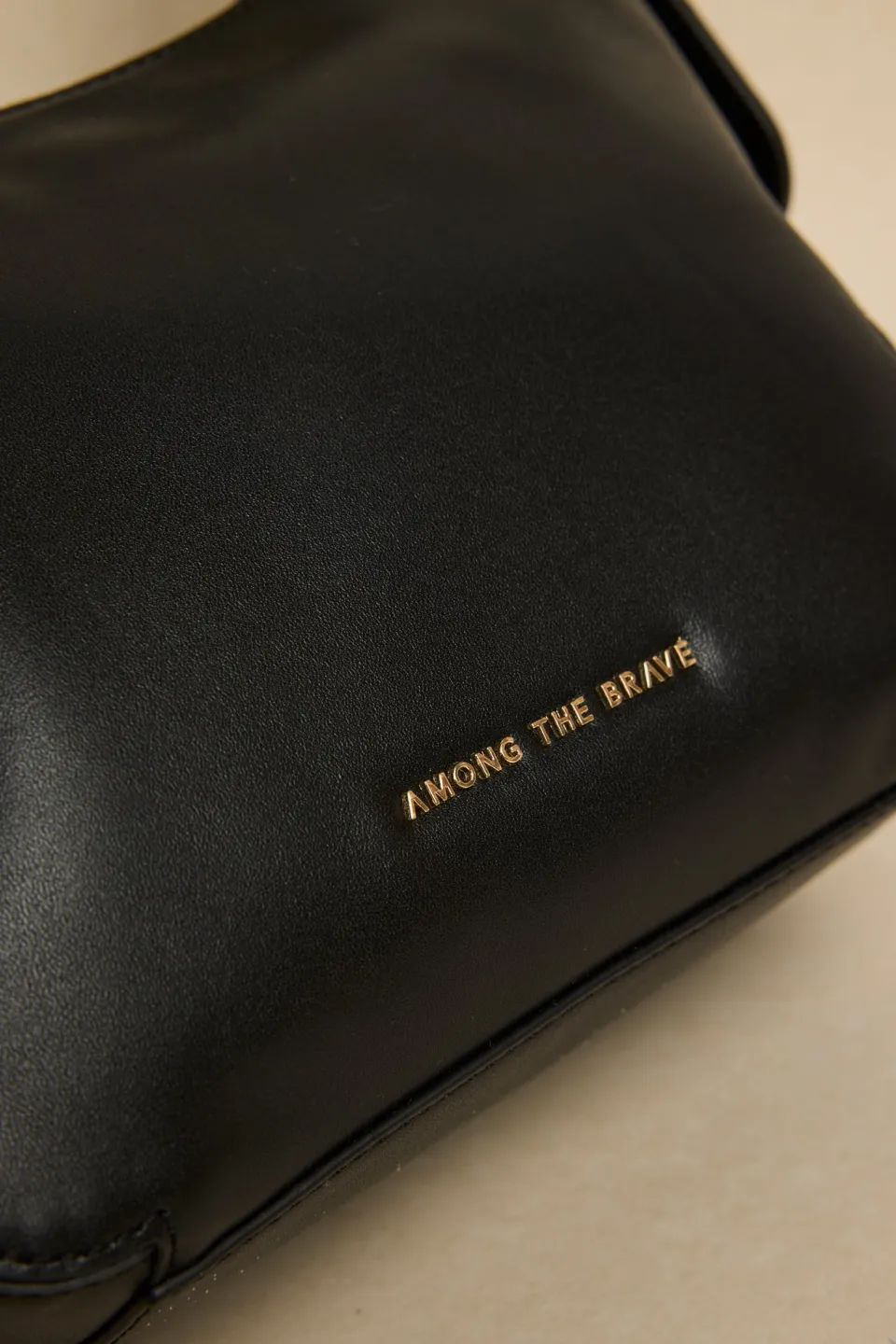 Among the Brave Soho Black Leather Mini Shoulder Bag