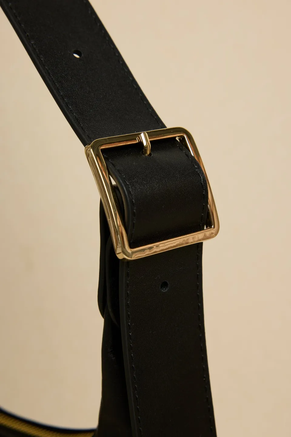 Among the Brave Soho Black Leather Mini Shoulder Bag
