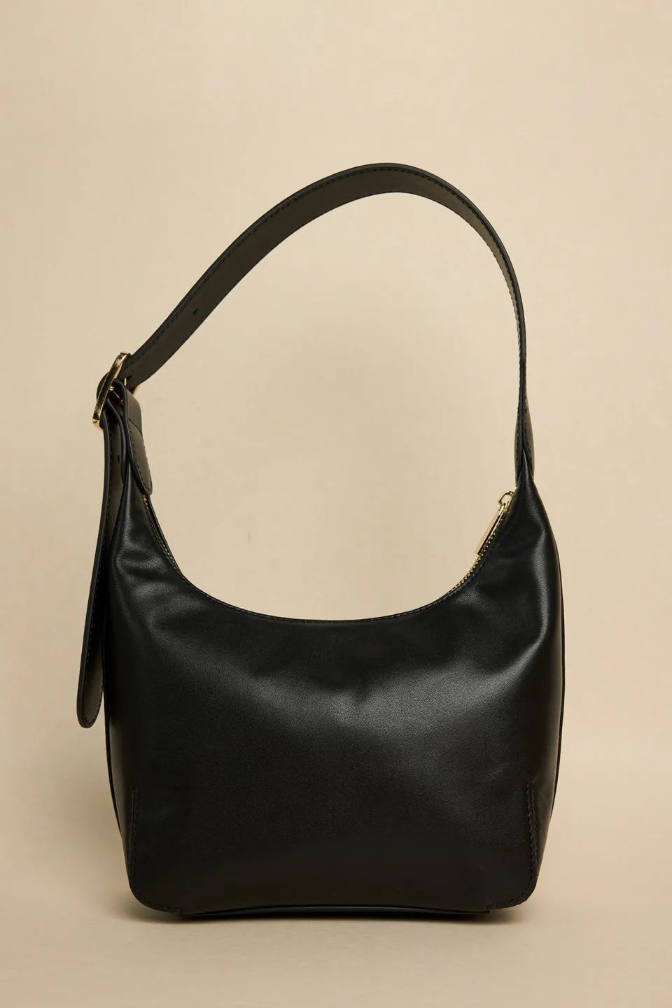 Among the Brave Soho Black Leather Mini Shoulder Bag