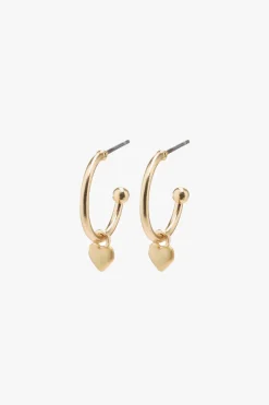 Pilgrim Sophia Heart Sleeper Stud EOL Earrings Gold