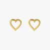 Pilgrim Sophia Open Heart EOL Stud Earring